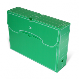 CAJA ARCHIVO DEFINITIVODESMONTABLE PLASTICO Fº VERDE 70907820 GRAFOPLAS