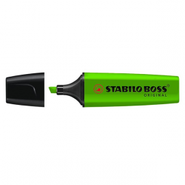 MARCADOR FLUORESCENTE 70/33 VERDE STABILO BOSS