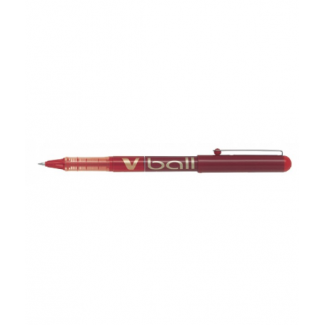 ROLLER P/BOLA  0,5MM ROJO BL-VB V-BALL PILOT