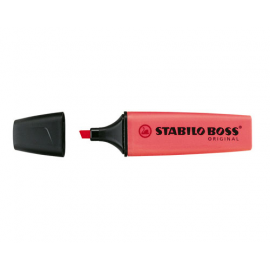 MARCADOR FLUORESCENTE 70/40 ROJO STABILO BOSS