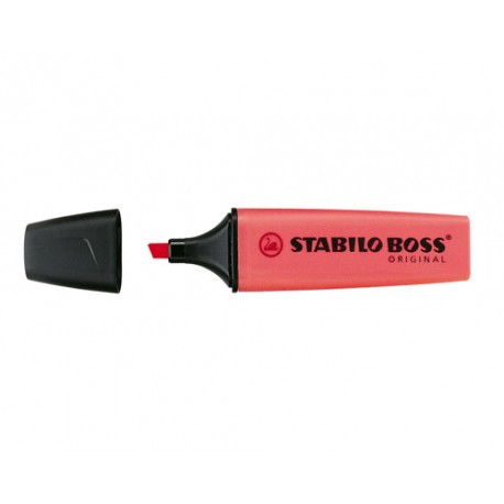 MARCADOR FLUORESCENTE 70/40 ROJO STABILO BOSS