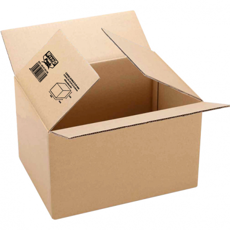 CAJA CARTON EMBALAJE 355X265X270 MARRON 00018104 FIXOPACK