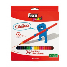 PINTURA MADERA COLORES CAJA CARTON 24U SURTIDAS 832568/33699 FIXO CLASSIC