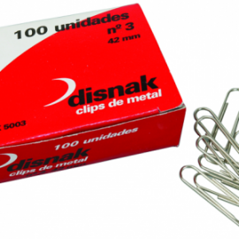 CLIPS LABIADOS GALVANIZA Nº3 42MM C100 DK 