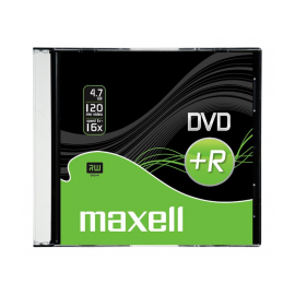 DVD+R 4,7GB  SLIM 16X M164 MAXELL