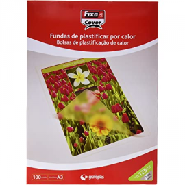 FUNDA PLASTIFICAR 125MC A3 303X426 01021000 FIXOCOVER