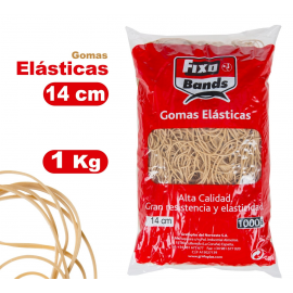 GOMAS ELASTICAS B/1KG 140MMX1,5 Nº14 47540