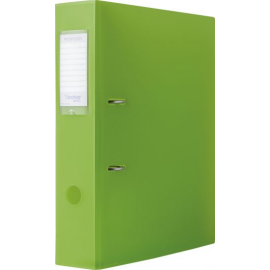 ARCHIVADOR PP C/TARJ RADO A4 L/6 VERDE TRANSL 210T ARCHIVO 2000