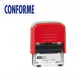 SELLO FORMULA COMERCIAL AUTOMATICO =CONFORME AZUL 20L COLOP