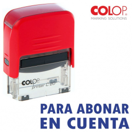 SELLO FORMULA COMERCIAL AUTOMATICO =ABONAR/CTA AZUL 20L COLOP