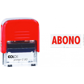 SELLO FORMULA COMERCIAL AUTOMATICO =ABONO F-11 ROJO 20L/4911 COLOP