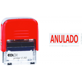 SELLO FORMULA COMERCIAL AUTOMATICO =ANULADO ROJO 20L COLOP