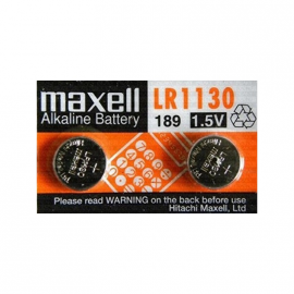 PILA BOTON ALCALINA 1,5V BL/2P LR1130-189-389 M567 MAXELL