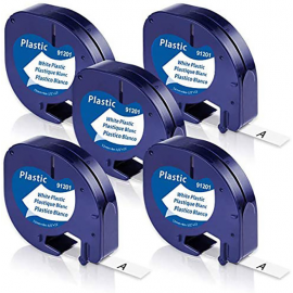 CINTA P/LETRATAG PLASTICO 12MMX4M I/NE F/BL 91201C