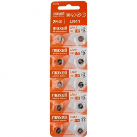 PILA BOTON ALCALINA 1,5V BL/10P LR41-392 M610 MAXELL