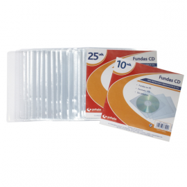 FUNDA CD PP 13X13 S/TAL P/1U B/10F TRANSP 13650000 GRAFOPLAS