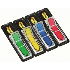 BANDERITA SEÑALIZADORA 1/2" FLECHA 24UX4COL + DISP 684ARR3 POST-IT 3M