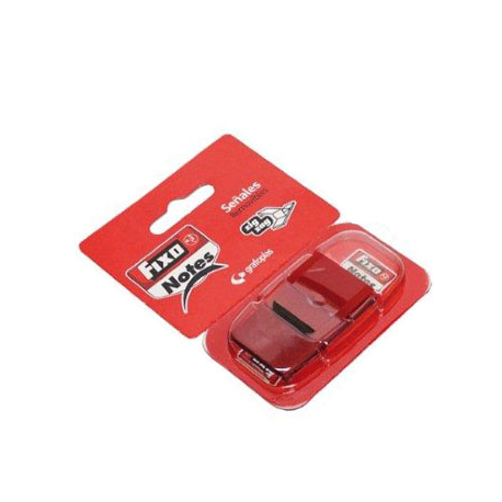 BANDERITA SEÑALIZADORA 1"50U ROJO 65006651 FIXO