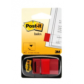 BANDERITA SEÑALIZADORA 1"50U  ROJO 680-1 POST-IT 3M