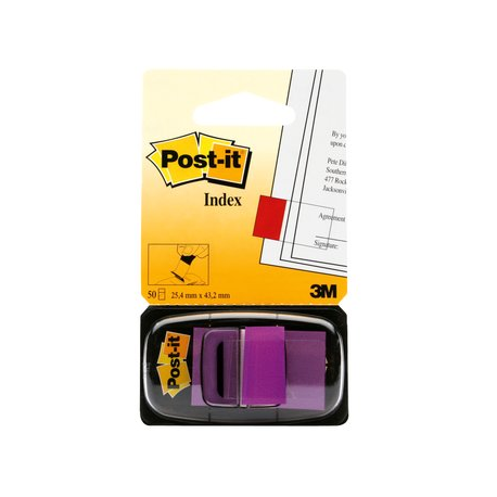 BANDERITA SEÑALIZADORA 1"50U  VIOLETA 680-8 POST-IT 3M