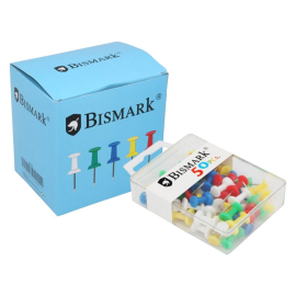 CHINCHETAS SEÑALIZADORAS C/50 UDS SURTIDAS 305930 BISMARK