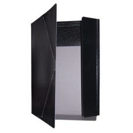 CARPETA GOMAS/SOLAPAS CARTON GOFRADO Fº NEGRO 5285NE MARIOLA