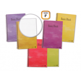 CUADERNO ESPIRAL  8º 80H CP 318376 GOLDEN